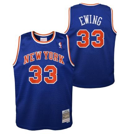 Mitchell And Ness Swingman Patrick Ewing New York Knicks NBA 1991-92 Jersey Infants - Color: Royal - Kids Premium Clothing -