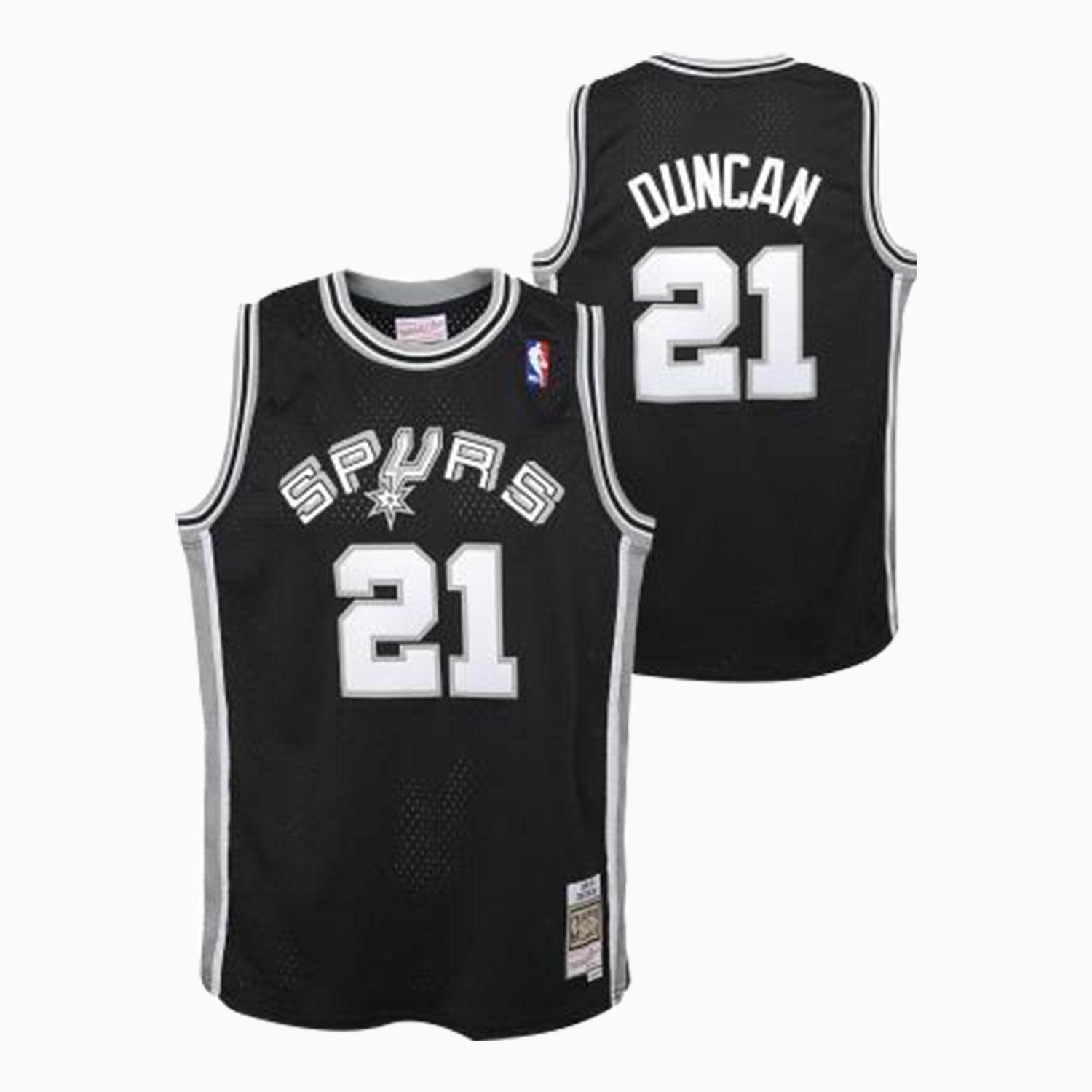 Mitchell & Ness Swingman Tim Duncan San Antonio Spurs NBA Jersey Infants - Color: Black - Kids Premium Clothing -