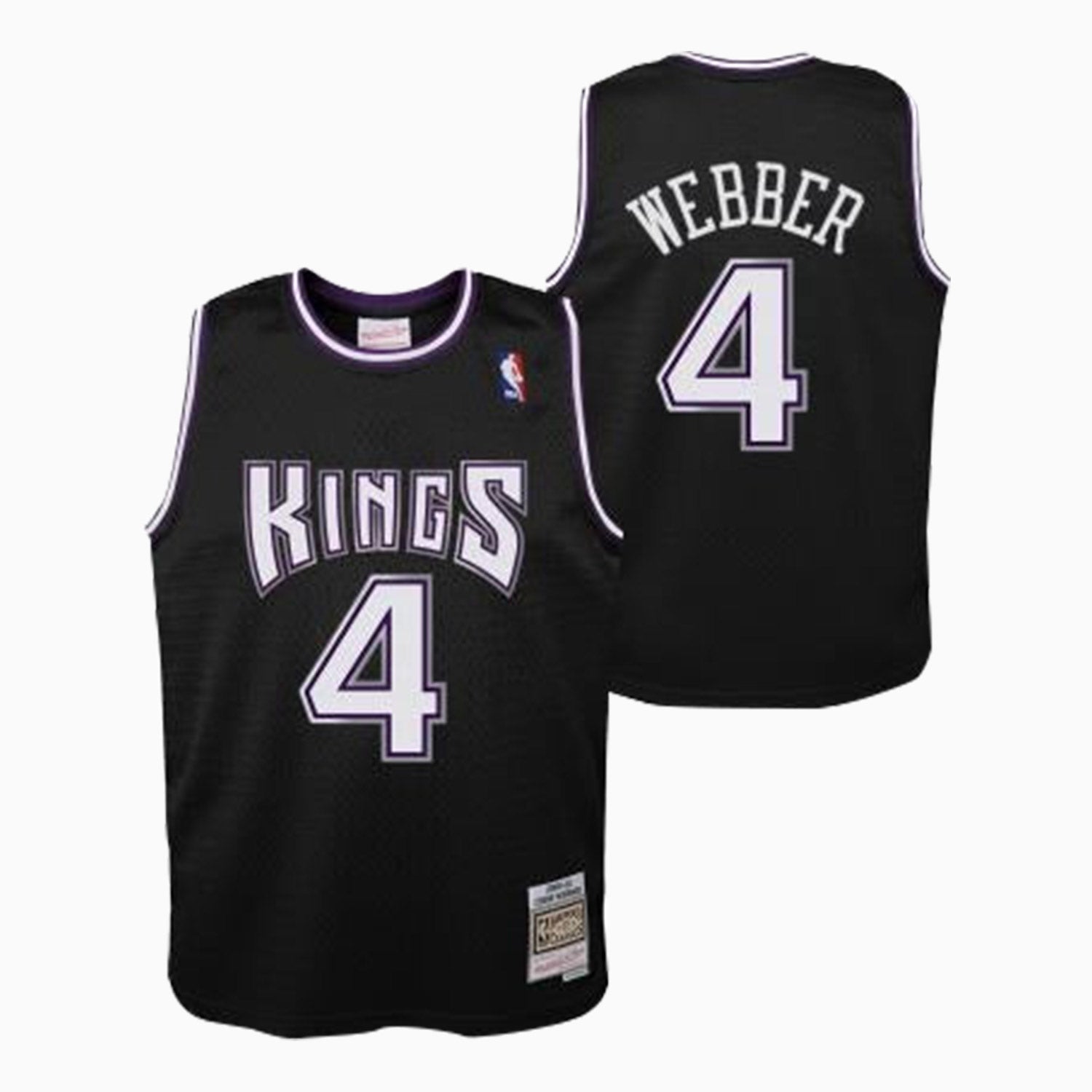 Mitchell & Ness Swingman Chris Webber Sacramento Kings 2000-01 NBA Jersey Toddlers - Color: Black - Kids Premium Clothing -