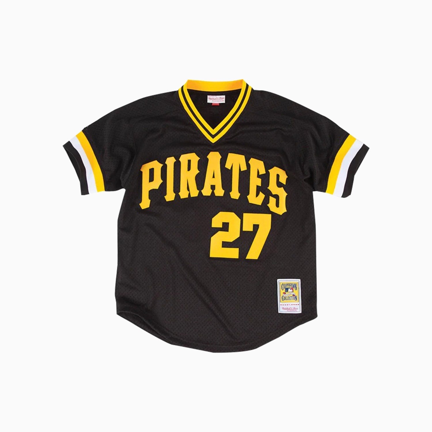 Mitchell & Ness Authentic Pittsburgh Pirates Kent Tekulve 1982 MLB Jersey Youth - Color: Black - Kids Premium Clothing -