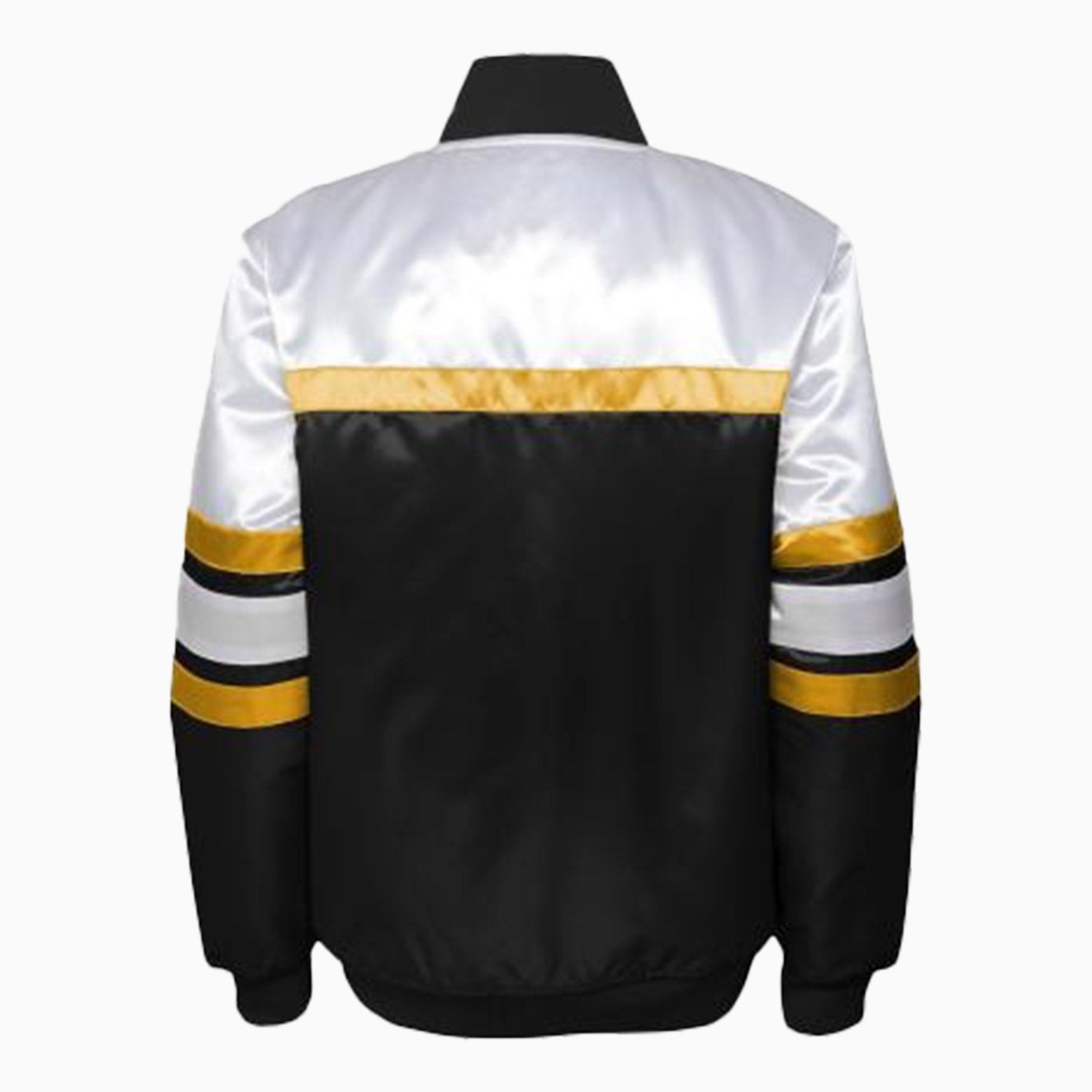 Mitchell & Ness Pittsburgh Pirates MLB Satin Jacket Youth - Color: Black White Gold - Kids Premium Clothing -