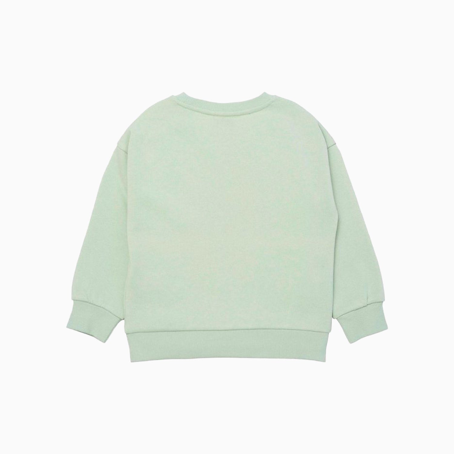 Kenzo Kid's Tiger Logo Crew Neck Full Sleeve Sweatshirt - Color: Green - Kids Premium Clothing -