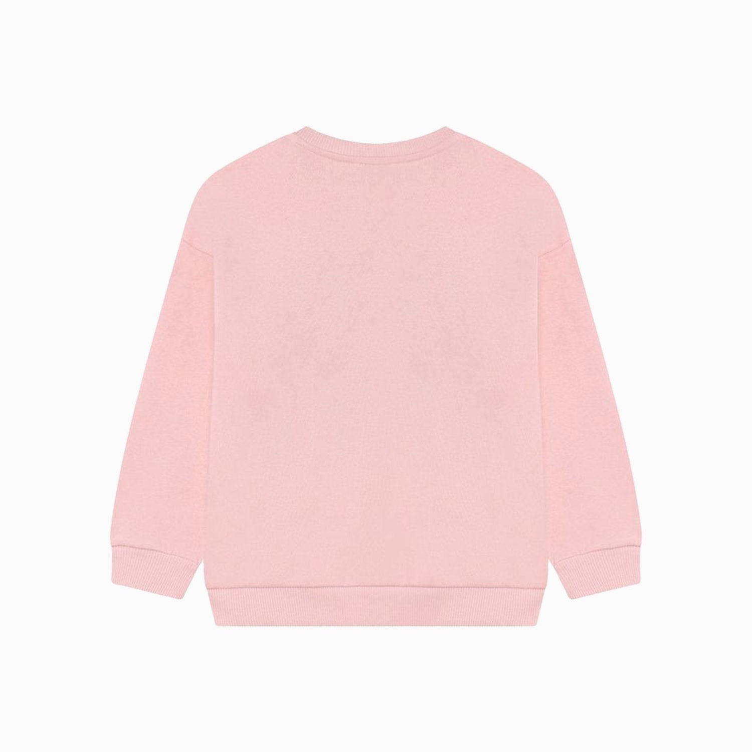 Kenzo Kid's Elephant Logo Crew Neck Sweatshirt - Color: Pink - Kids Premium Clothing -