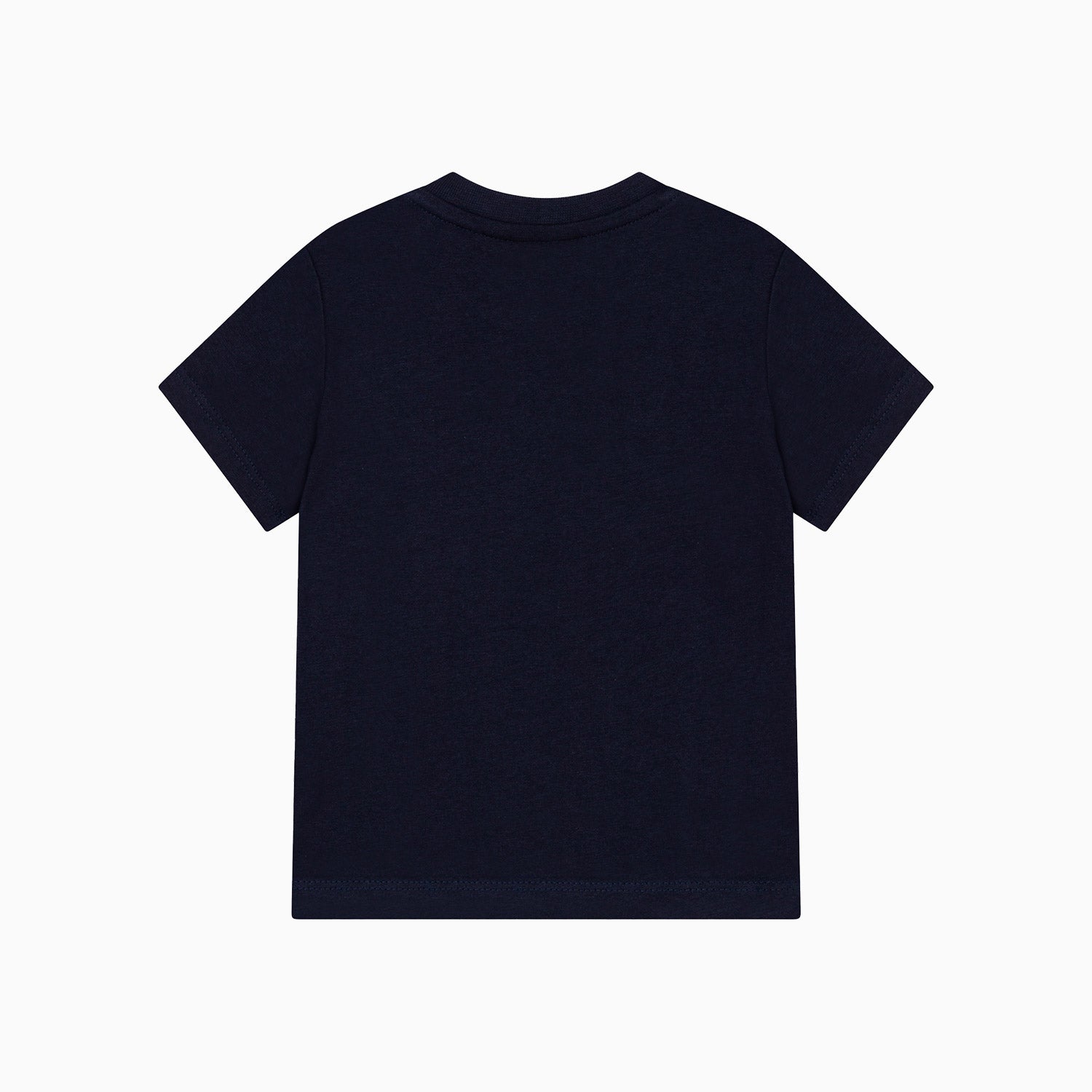 Hugo Boss Kid's Technical Logo T-Shirt - Color: Orange, Navy Blue - Kids Premium Clothing -