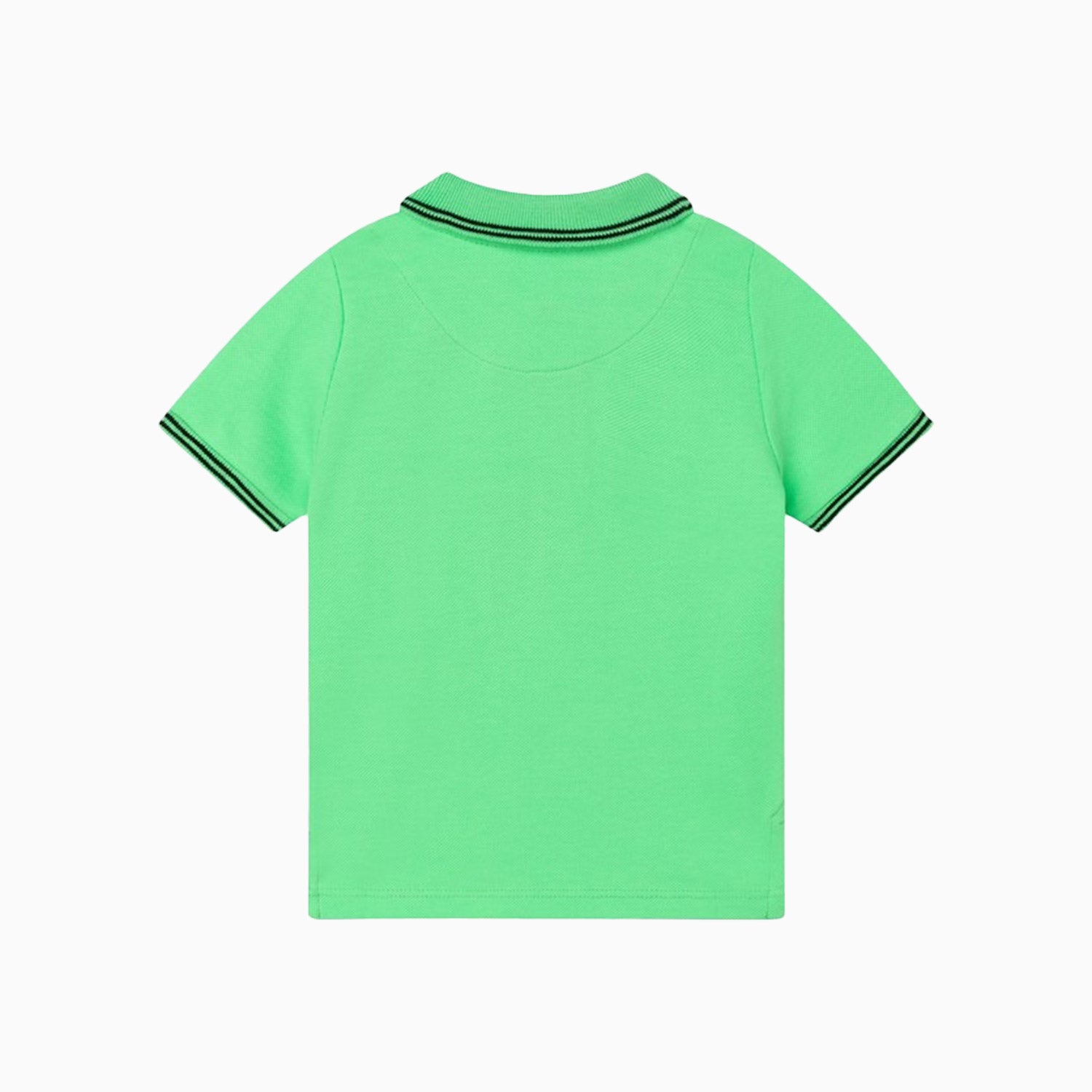 Hugo Boss Kid's Boss Logo Badge Polo Shirt - Color: Navy Blue, Sea Green, Orange, White - Kids Premium Clothing -