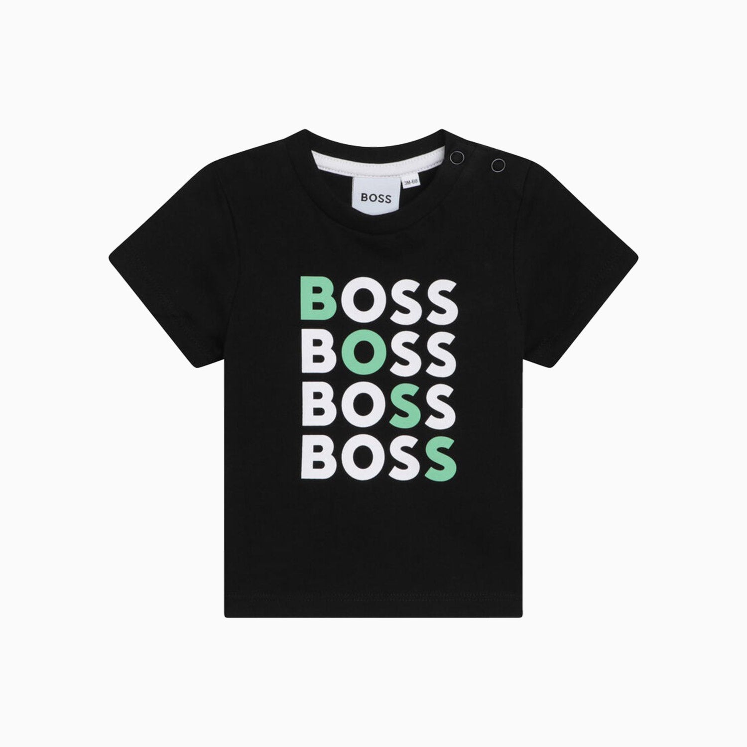 Hugo Boss Kid's T Shirt Toddlers - Color: Black - Kids Premium Clothing -