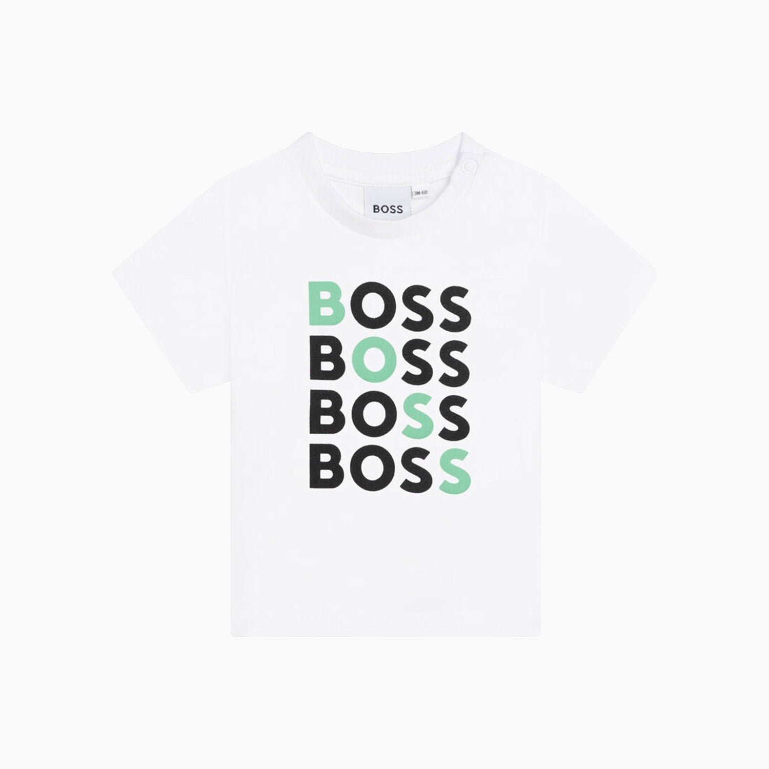 Hugo Boss Kid's T Shirt Toddlers - Color: White - Kids Premium Clothing -