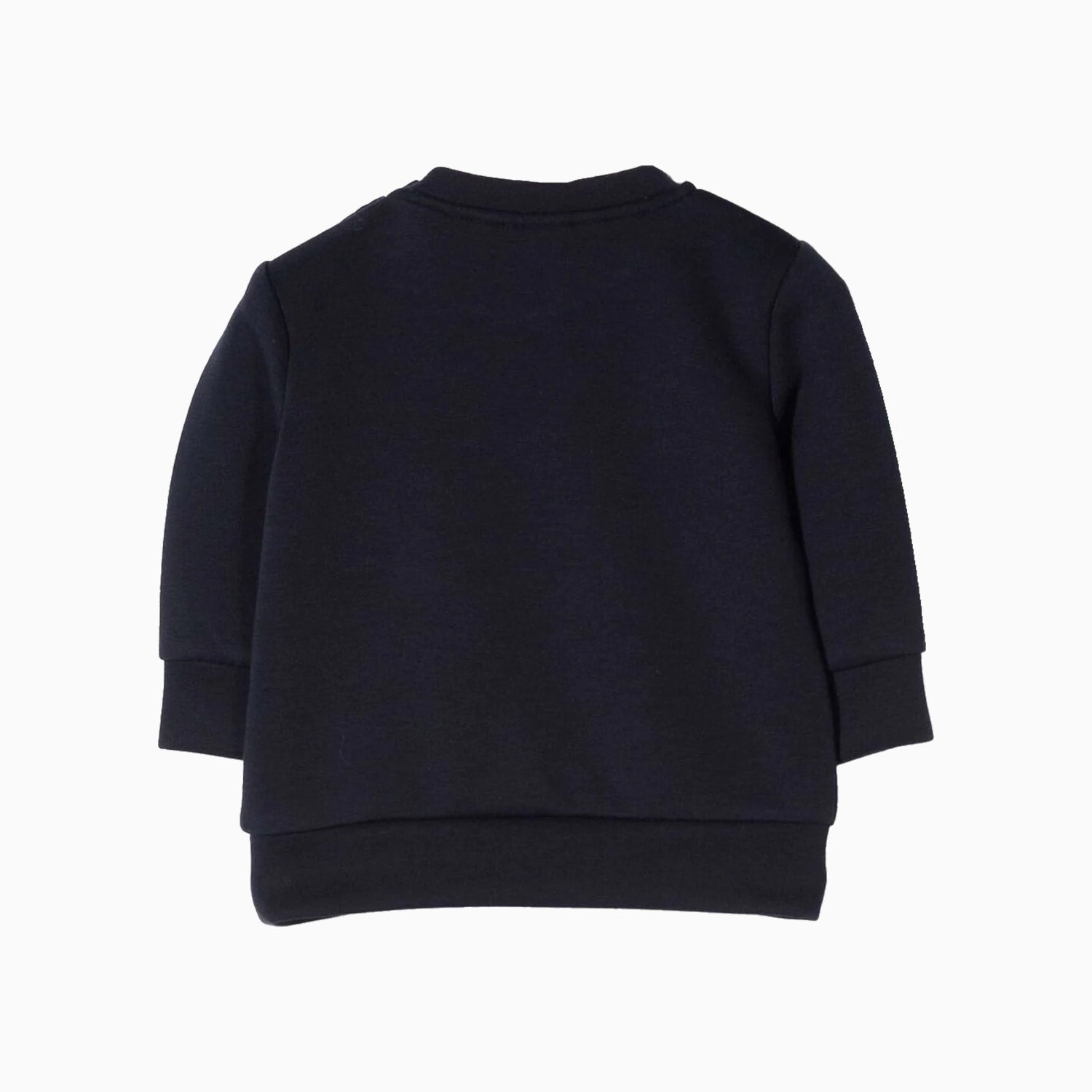 Hugo Boss Kid's Logo Print Sweatshirt - Color: Navy - Kids Premium Clothing -