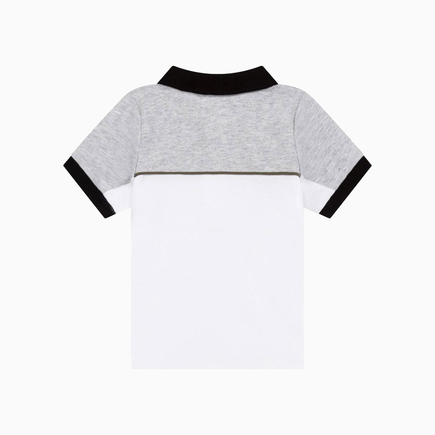 Hugo Boss Kid's Polo Outfit - Color: China Grey, Navy - Kids Premium Clothing -