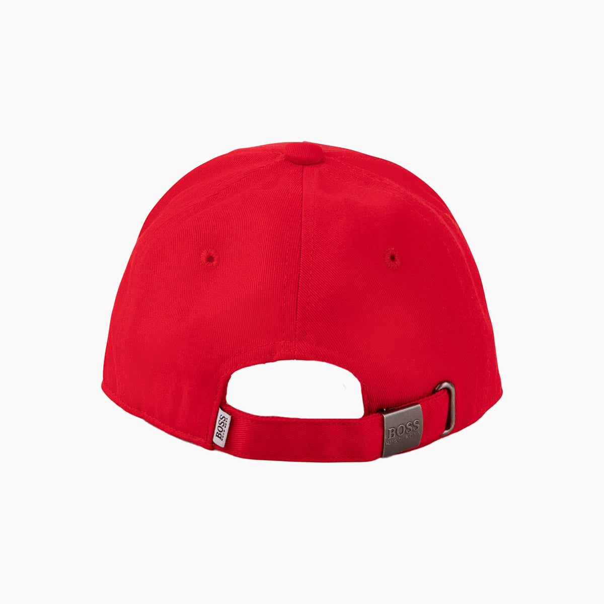 Hugo Boss Kid's Cotton Twill Cap Infants - Color: Bright Red, Green, White, Black, Yellow, Blue - Kids Premium Clothing -