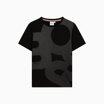Hugo Boss Kid's Fade Logo Short Sleeve T Shirt - Color: Black - Kids Premium Clothing -