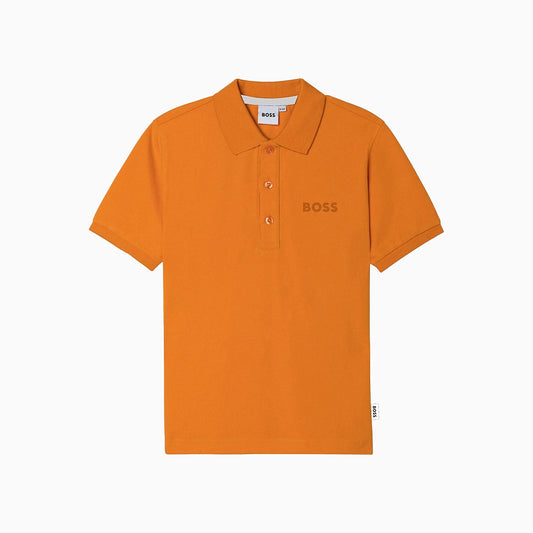 Kid's Embroidered Logo Polo Shirt