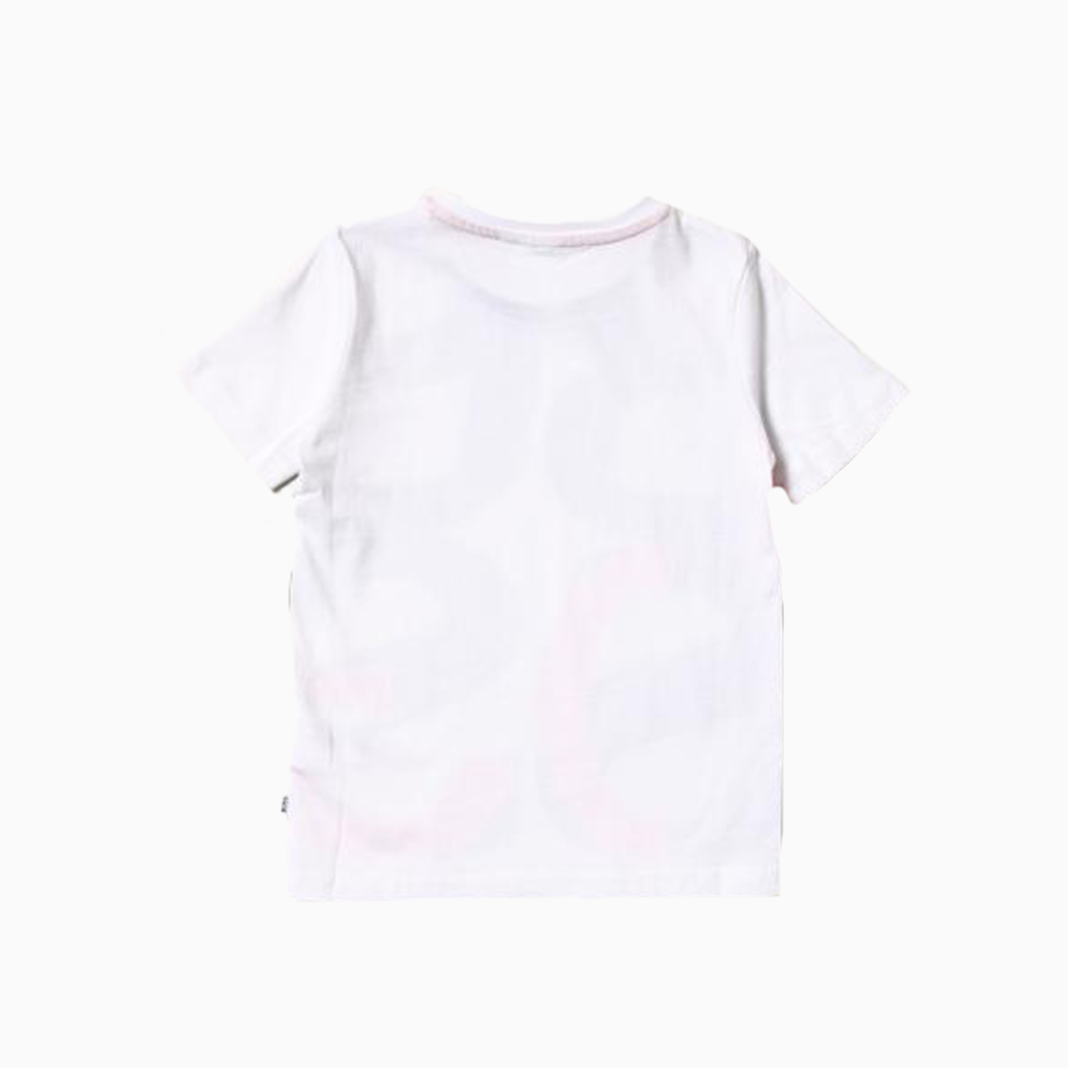 Hugo Boss Kid's Large Text Logo T-Shirt - Color: Chine Grey, White - Kids Premium Clothing -