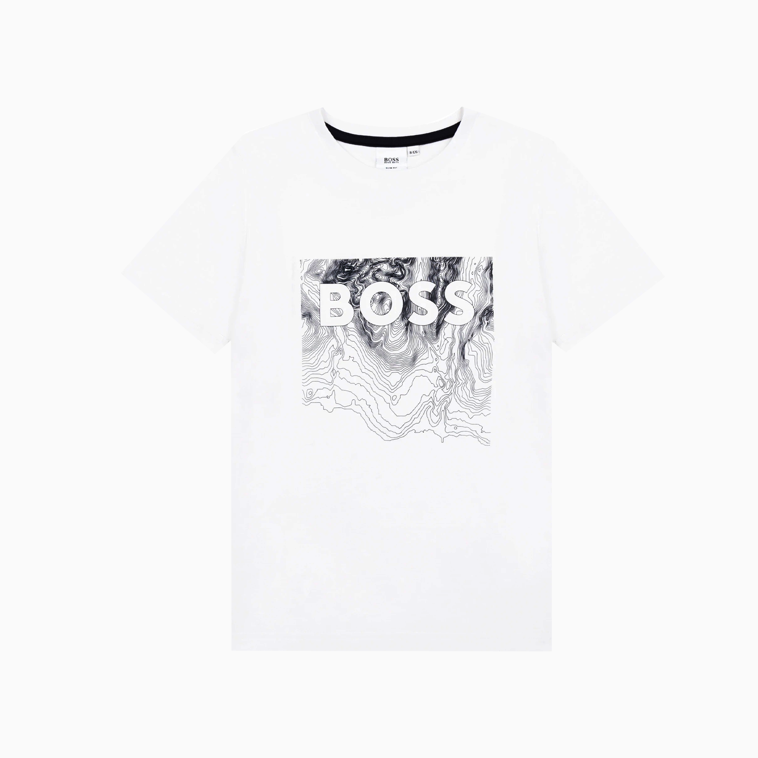 Hugo Boss Kid's Multitheme T Shirt - Color: White - Kids Premium Clothing -