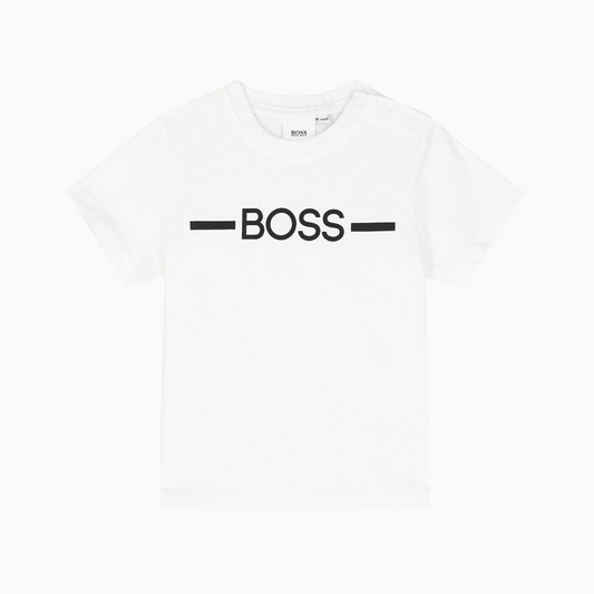 Kid's printed sporty logo T Shirt