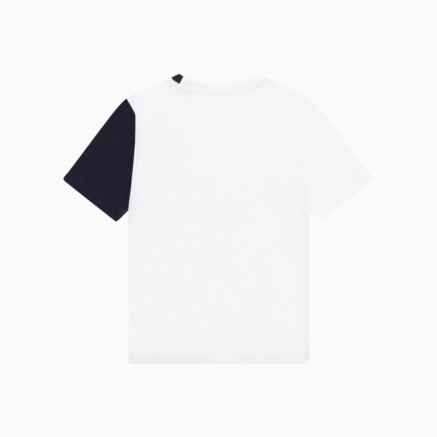 Hugo Boss Kid's Athleisure 3D T Shirt - Color: White Blue - Kids Premium Clothing -