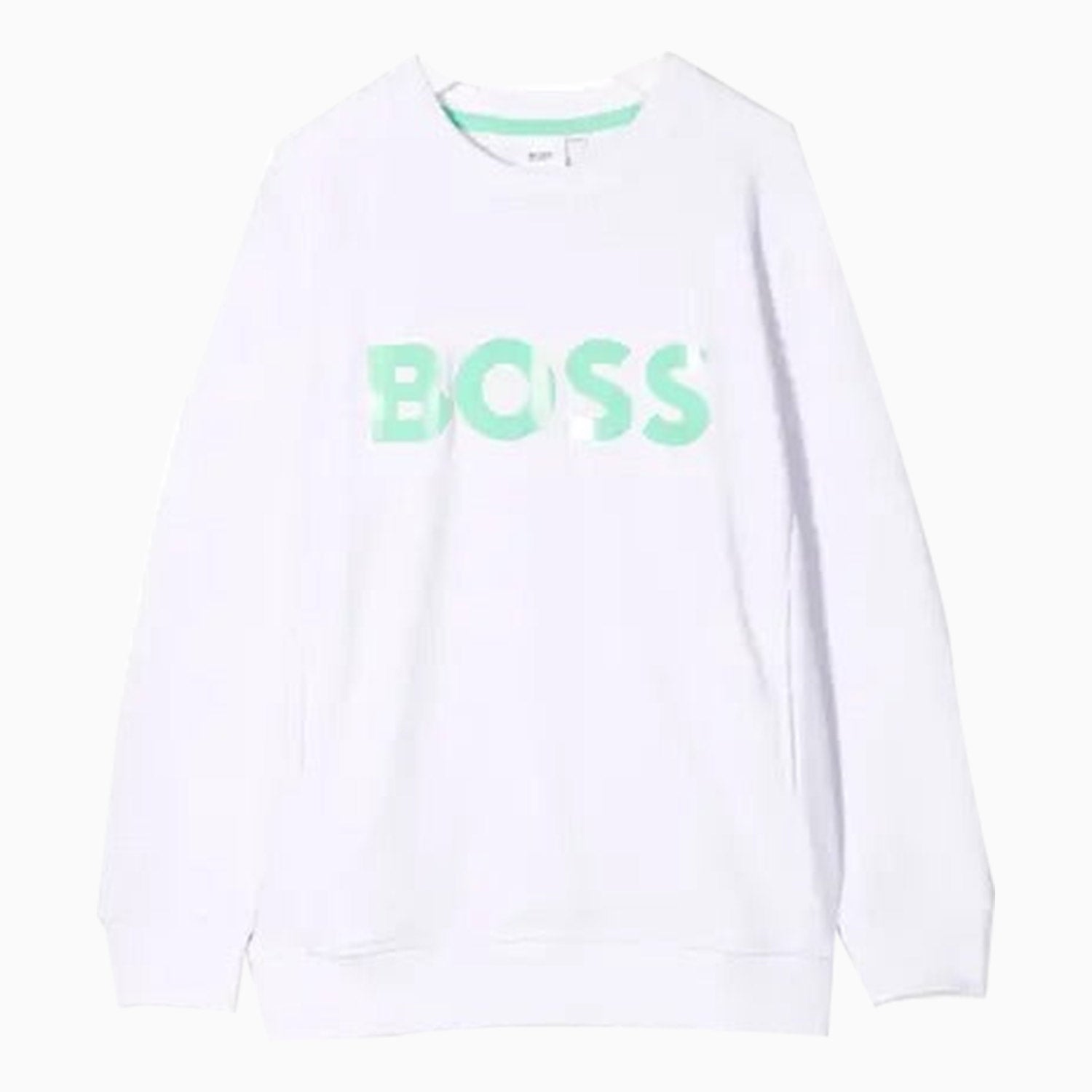 Hugo Boss Kid's Casual Sweatshirt - Color: White - Kids Premium Clothing -