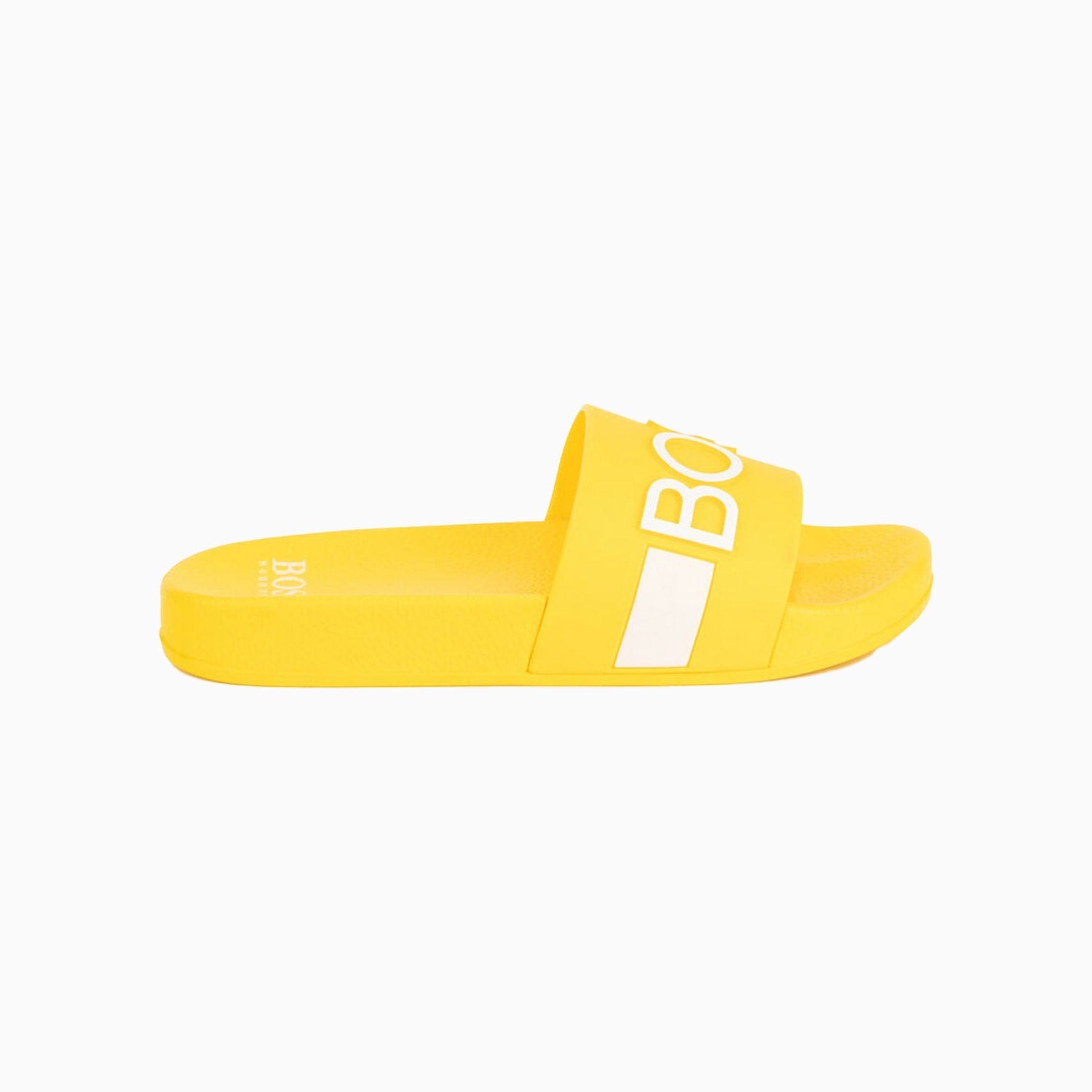 Hugo Boss Kid's PVC Slides - Color: Yellow - Kids Premium Clothing -