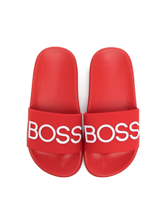 Kid's Kidswear Embossed Logo Rubber Slides