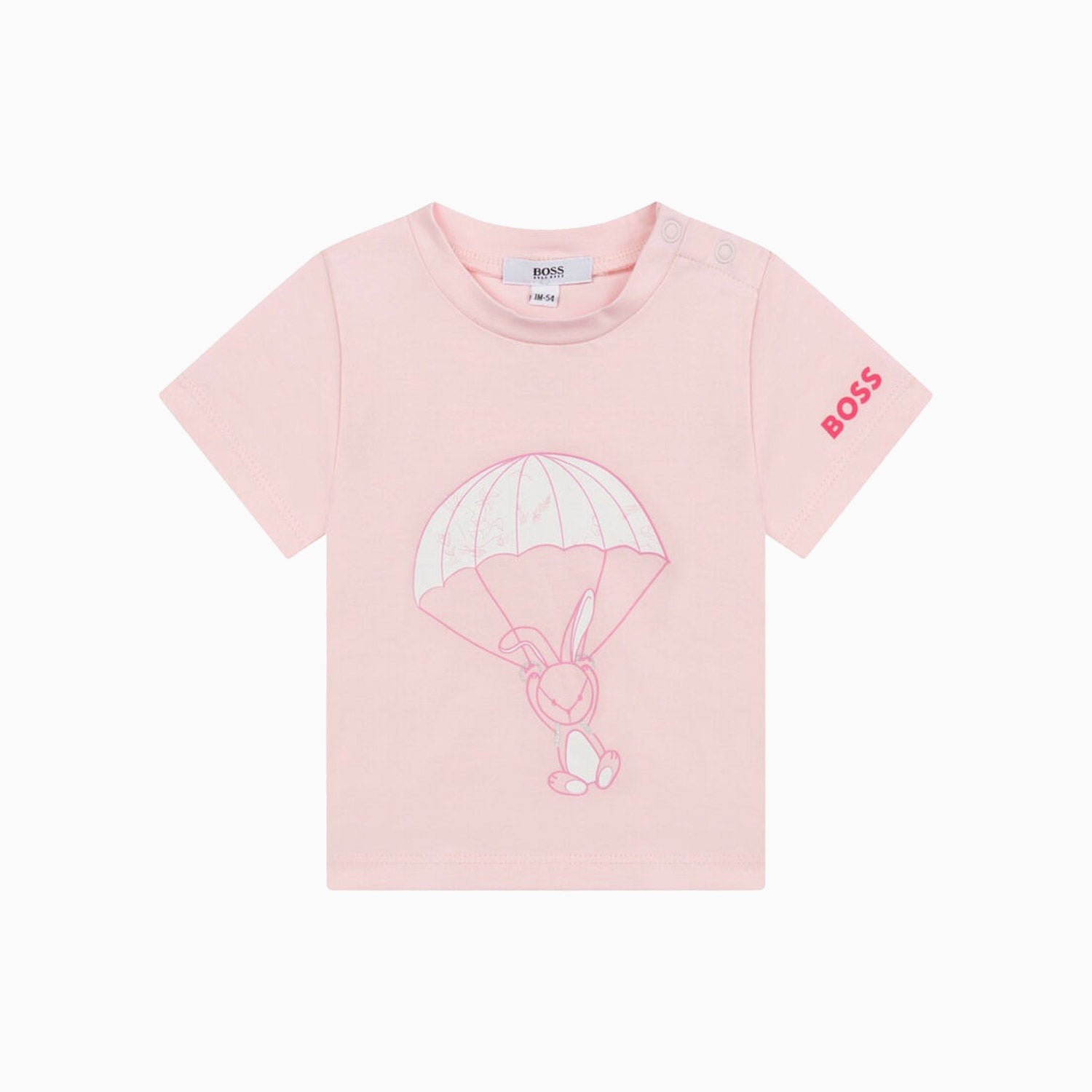 Hugo Boss Kid's T Shirt And Leggings Outfit - Color: Pink Pale - Kids Premium Clothing -