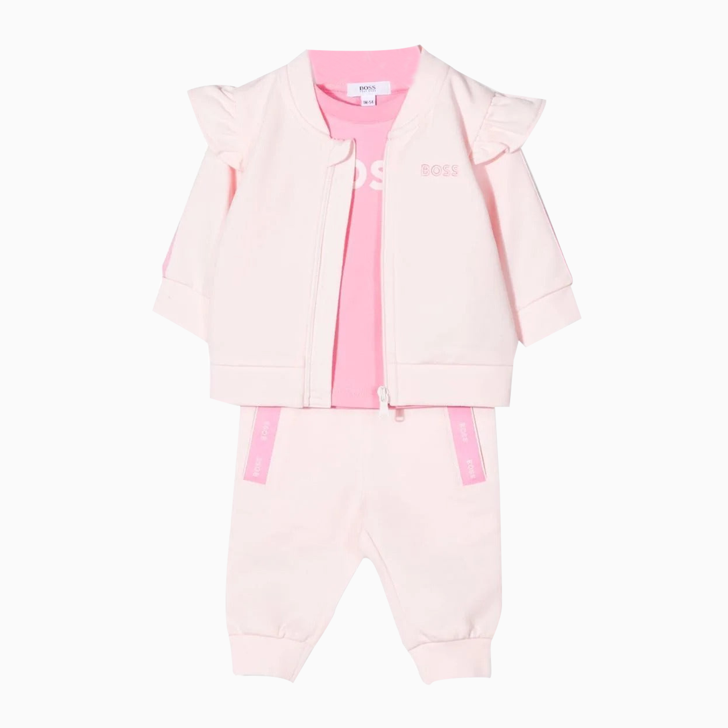 Hugo Boss Kid's Organic Cotton Toddlers - Color: Pinkpale - Tops and Bottoms USA -