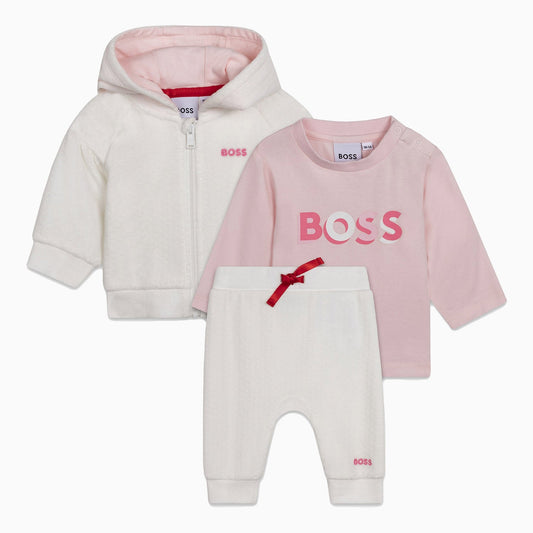 Kid's Boss Logo Kidswear Baby Tracksuit Gift Box