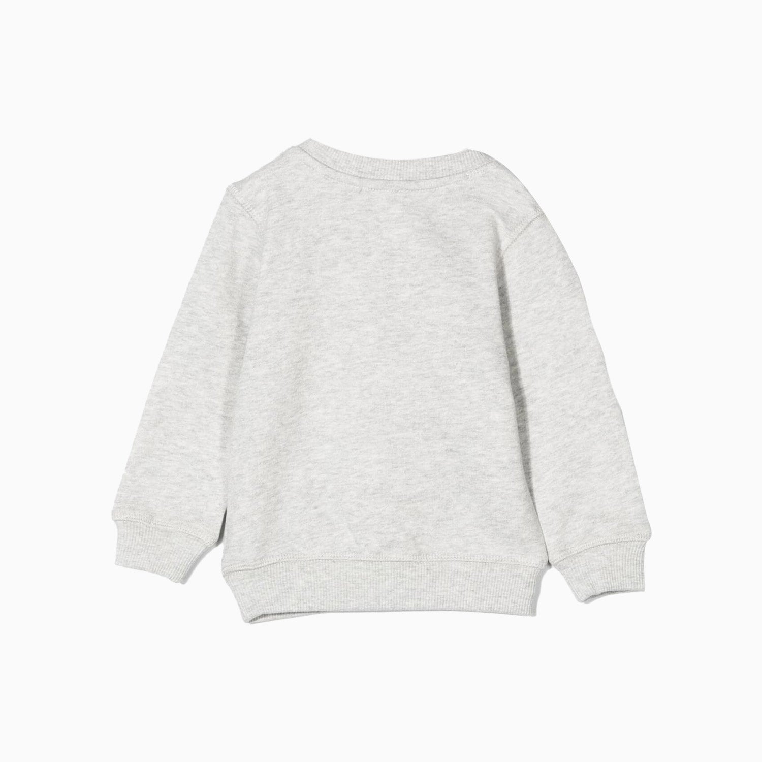 Kenzo Kid's Sweat In Marl Non Brushed Fleece Toddlers - Color: Light Grey Marl - Kids Premium Clothing -