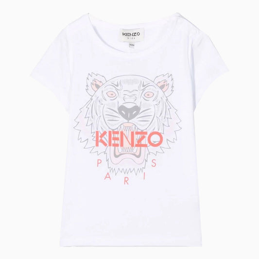 Kid's Tiger Print Short Sleeve T Shirt