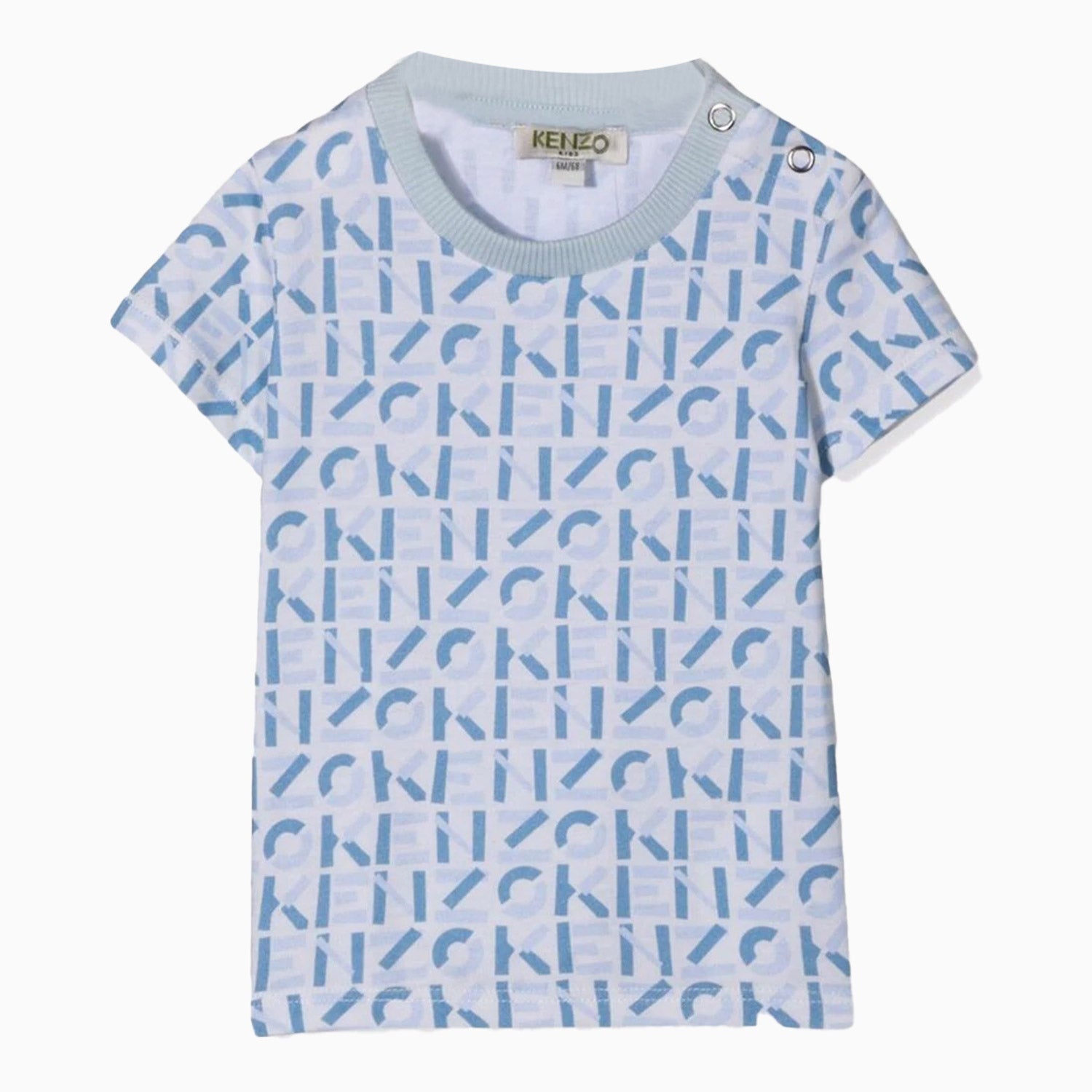 Kenzo Kid's Logo Lettering T Shirt Toddlers - Color: Off White - Kids Premium Clothing -
