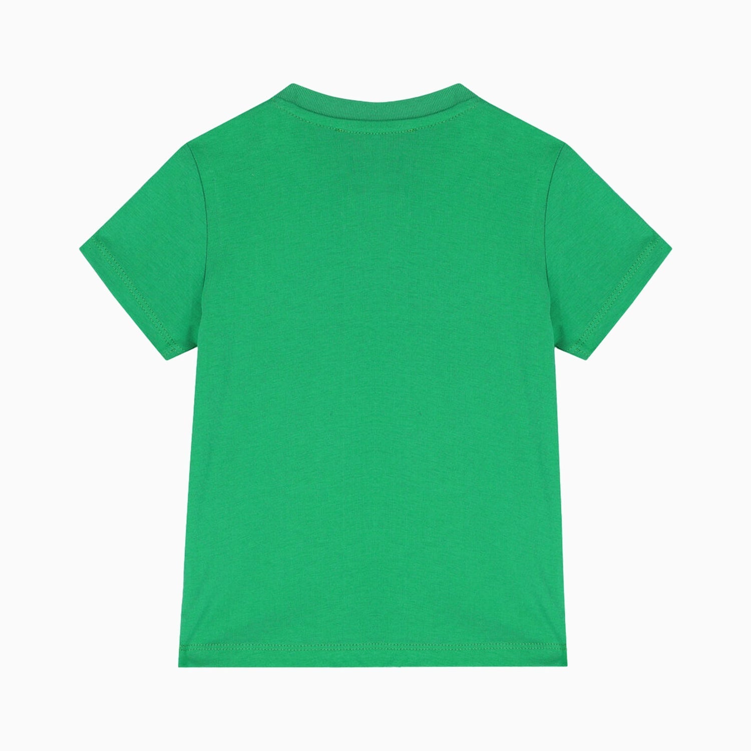 Kenzo Kid's Elephant Short Sleeves T Shirt - Color: Green - Kids Premium Clothing -