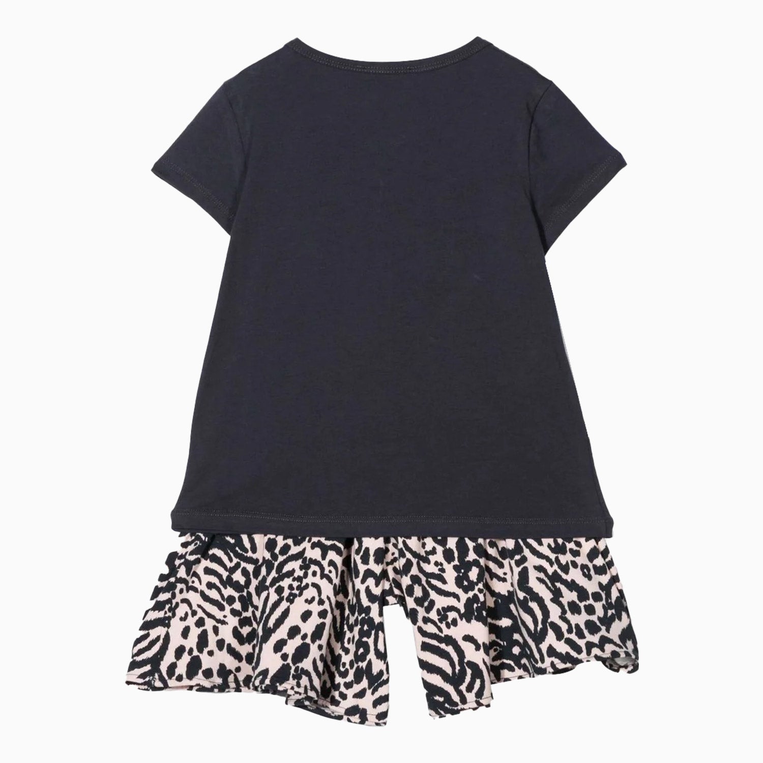 Kenzo Kid's Animal Print Outfit Toddlers - Color: Blue/ Pink - Kids Premium Clothing -