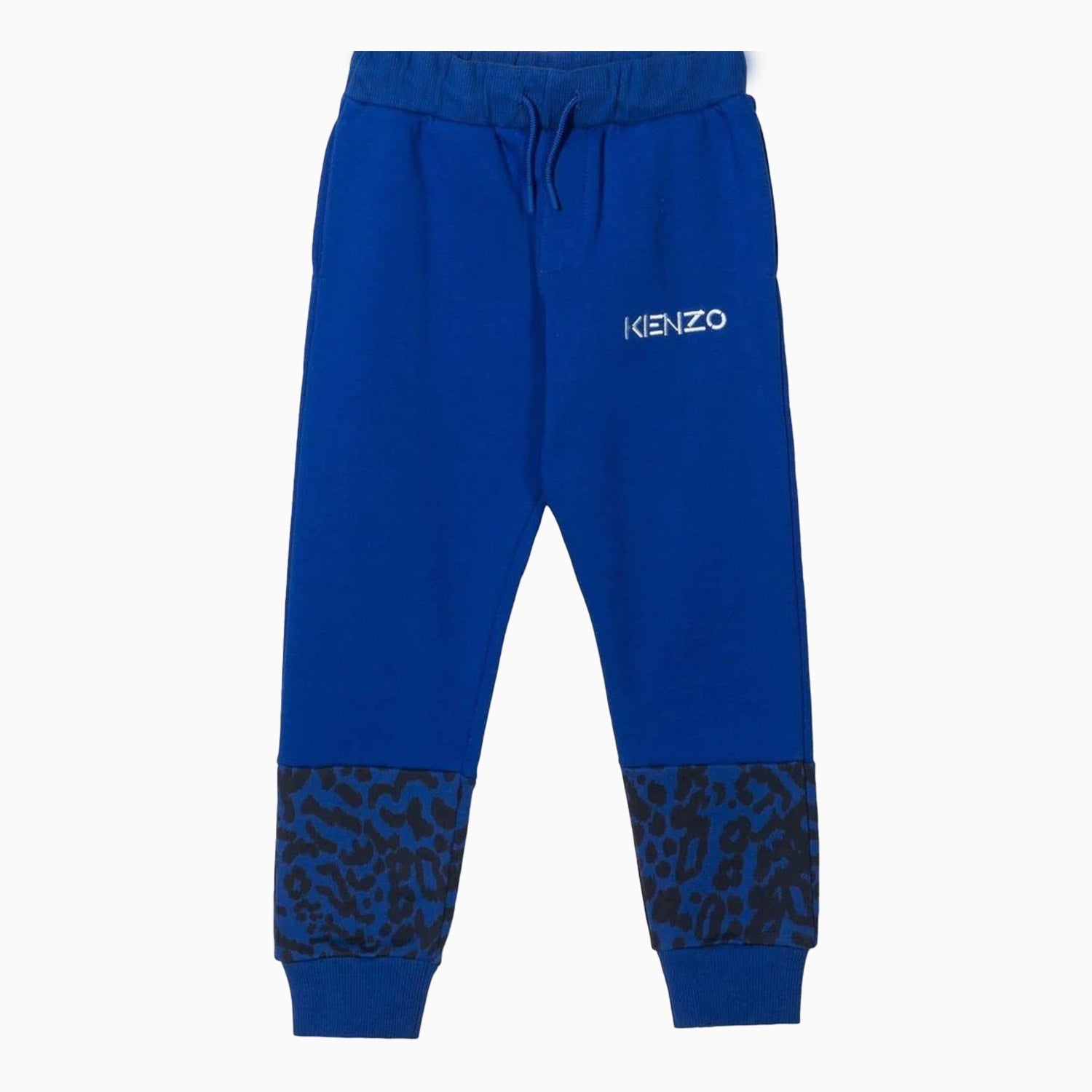 Kenzo Kid's No Brushed Pant - Color: Blue - Kids Premium Clothing -