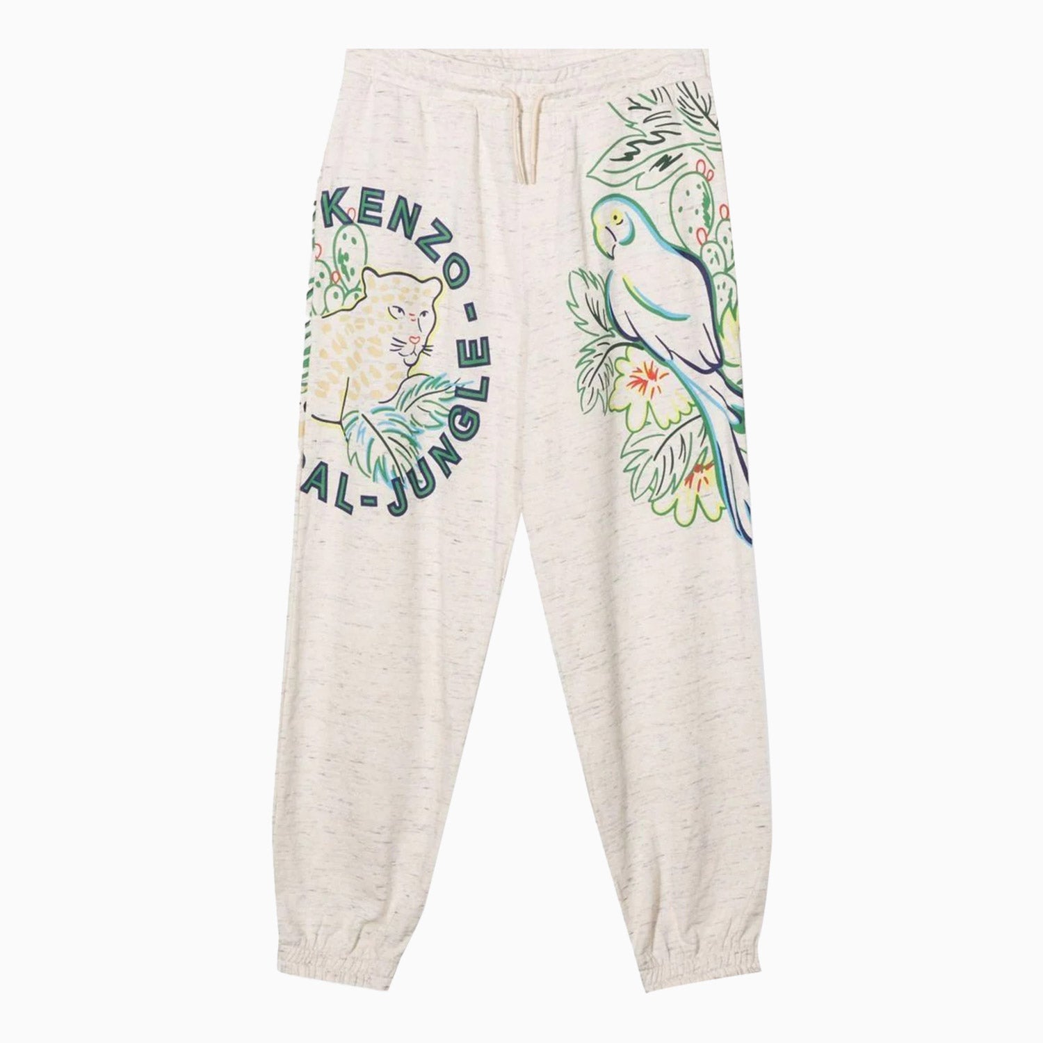 Kenzo Kid's Fleece Pant - Color: Off White - Kids Premium Clothing -