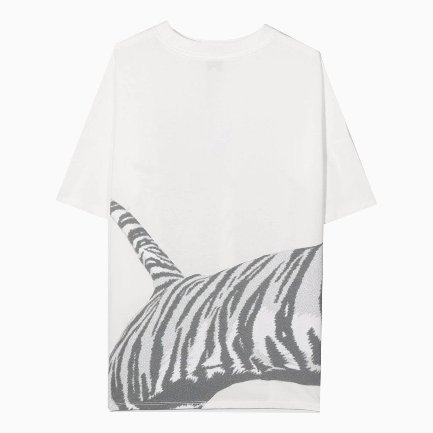 Kenzo Kid's Tiger Print T Shirt - Color: Off White - Kids Premium Clothing -