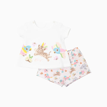 Kenzo Kid's Motif Print Tracksuit - Color: Pink Pale - Kids Premium Clothing -