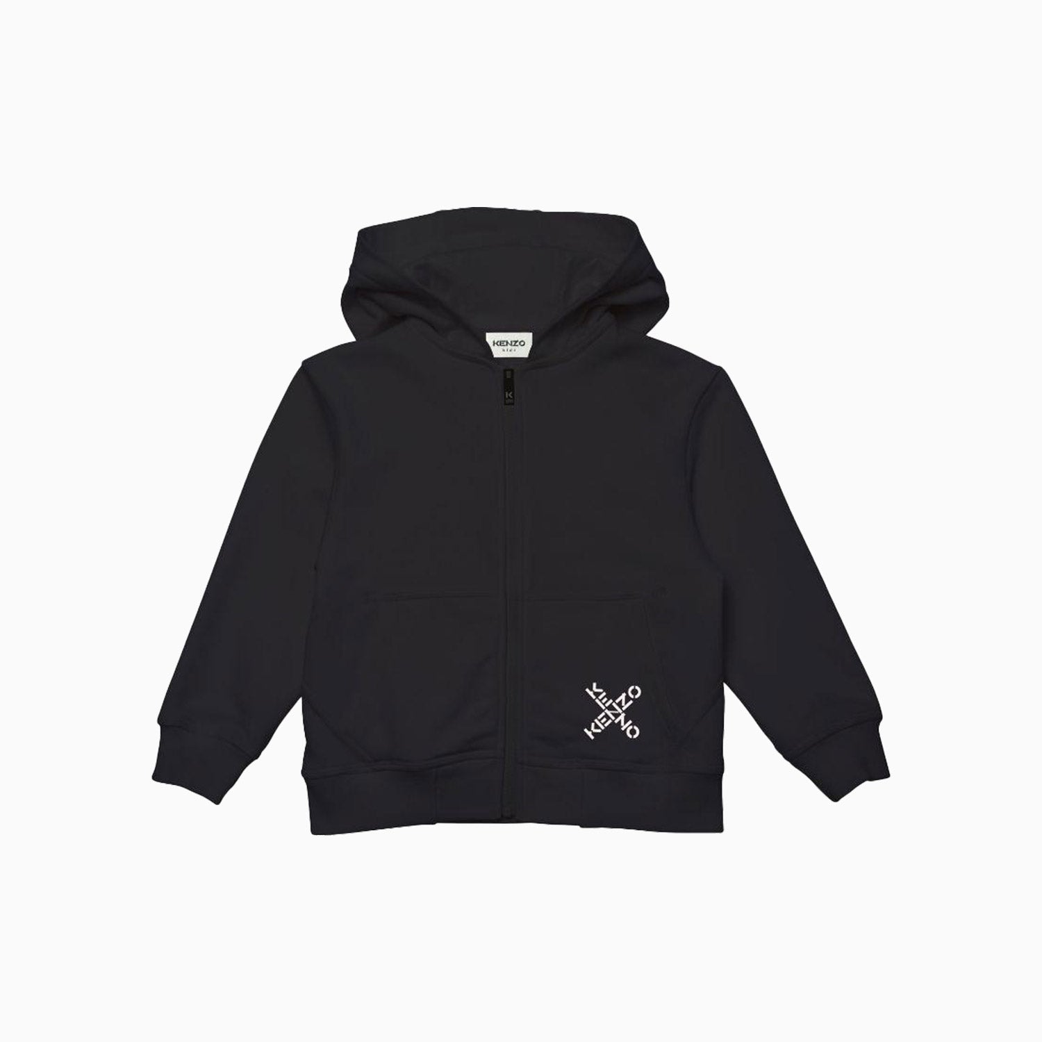 Kenzo Kid's Cross Logo Outfit - Color: Black - Kids Premium Clothing -