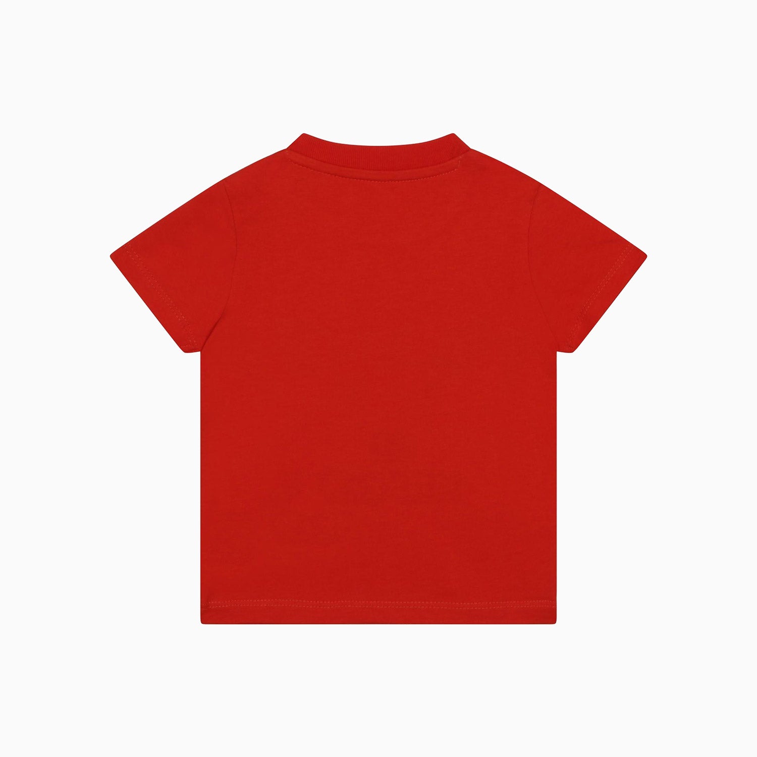Kenzo Kid's Short Sleeves Organic Cotton T-Shirt - Color: Poppy - Kids Premium Clothing -