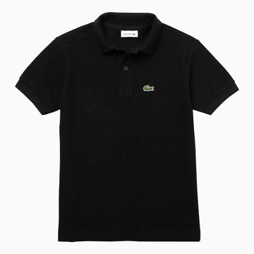 Lacoste | Kid's Classic Pique Polo Shirt - Color: BLACK - Kids Premium Clothing -