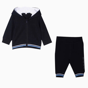 Hugo Boss Kid's Elastane French Terry Outfit Infants - Color: Navy - Kids Premium Clothing -