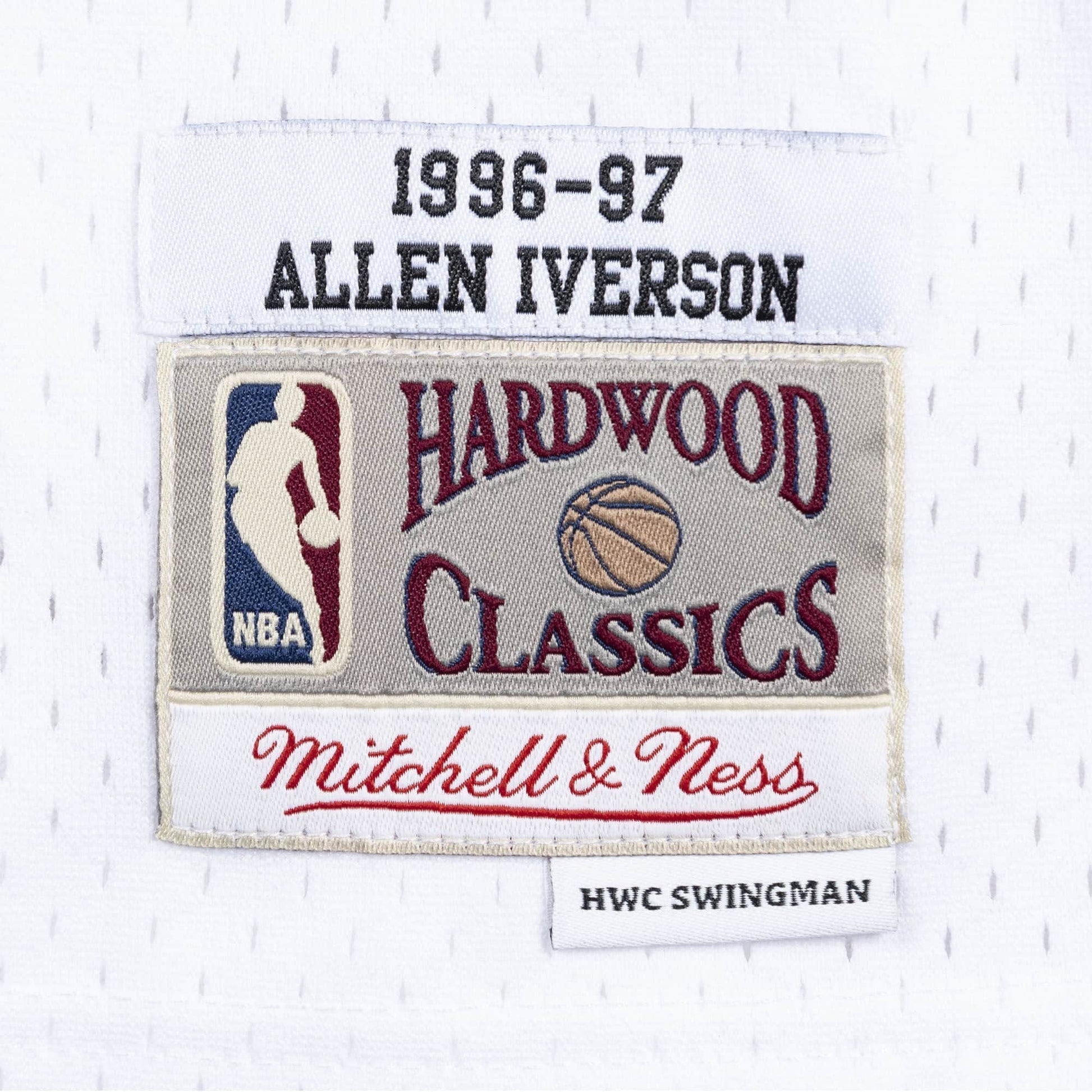 Mitchell And Ness Swingman Allen Iverson Philadelphia 76Ers NBA 1996-97 Jersey Infants - Color: White - Kids Premium Clothing -