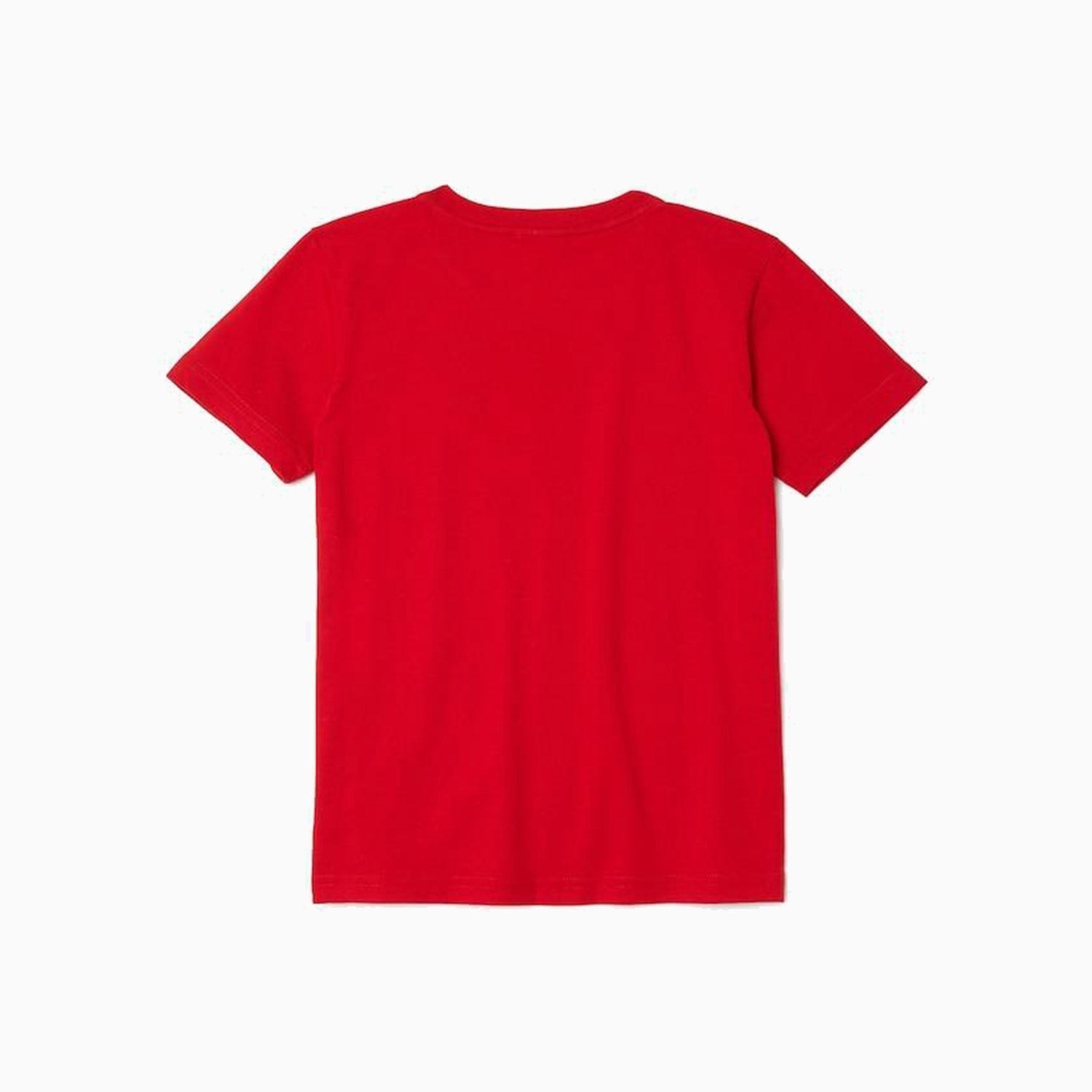 Lacoste | Kid's Cotton V Neck T Shirt - Color: RED, BLUE, WHITE, BLACK - Kids Premium Clothing -