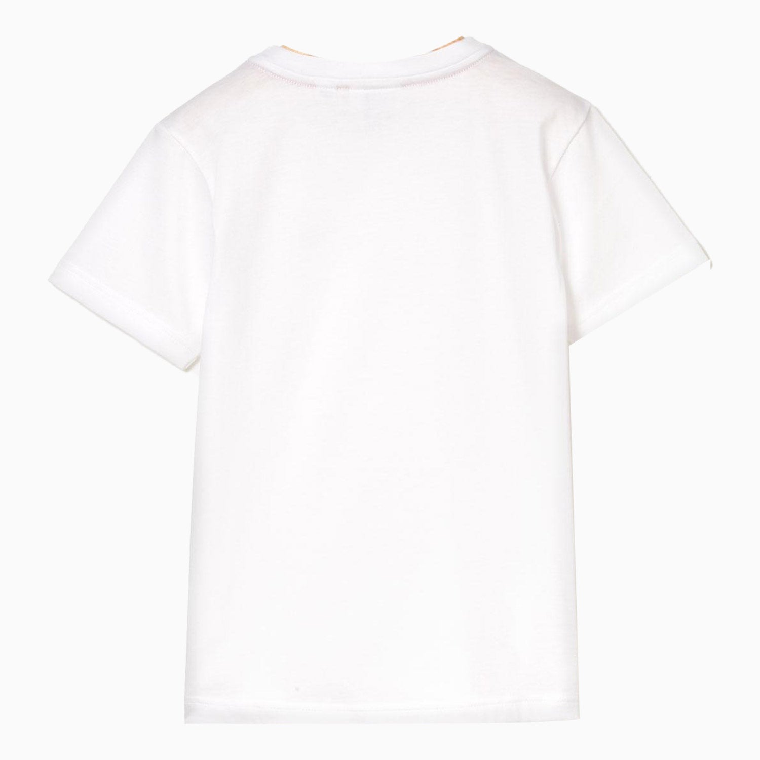 Lacoste Kid's Jersey T Shirt - Color: White - Kids Premium Clothing -