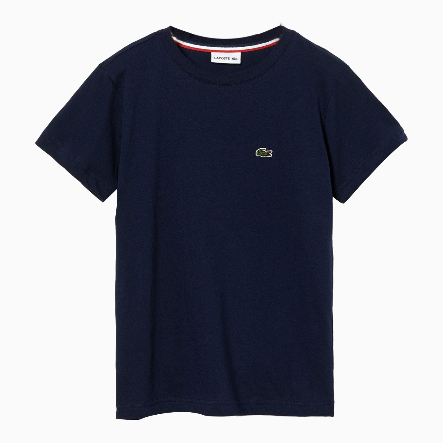 Lacoste Kid's Jersey T Shirt - Color: Navy Blue - Kids Premium Clothing -