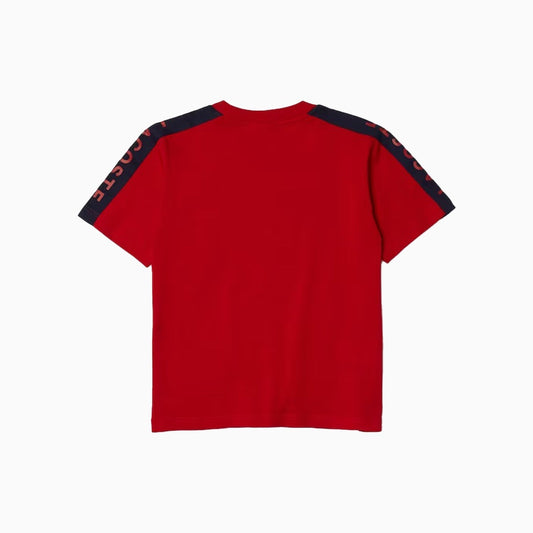 Kid's Crew Neck Lettered Bands T Shirt