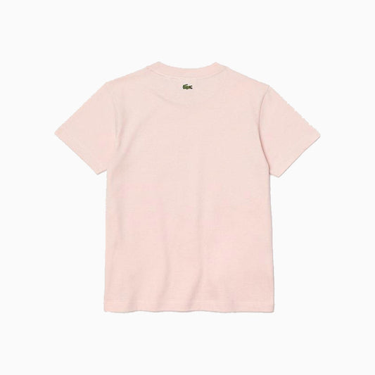 Kid's Printed Crocodile Cotton Crew Neck T-Shirt