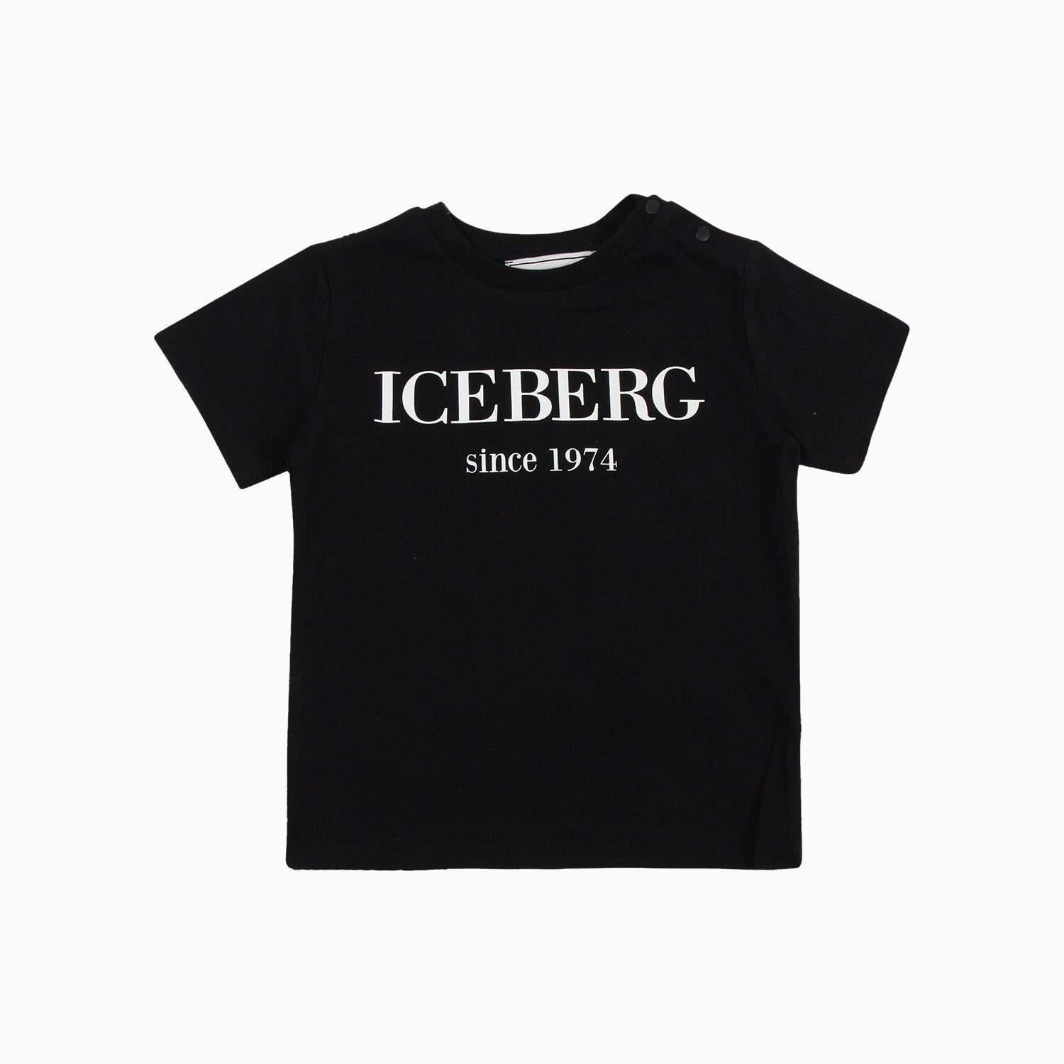 Iceberg Kid's T Shirt Toddlers - Color: Nero - Kids Premium Clothing -