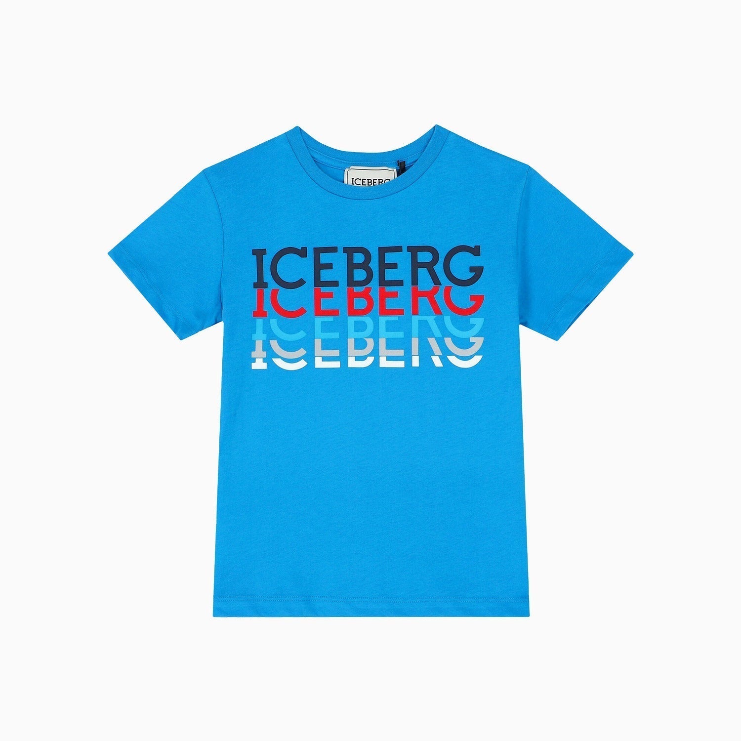 Iceberg Kid's T Shirt - Color: Bluette - Kids Premium Clothing -