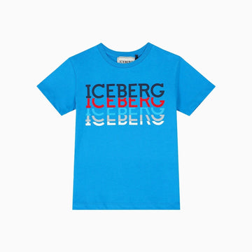 Iceberg Kid's T Shirt - Color: Bluette - Kids Premium Clothing -
