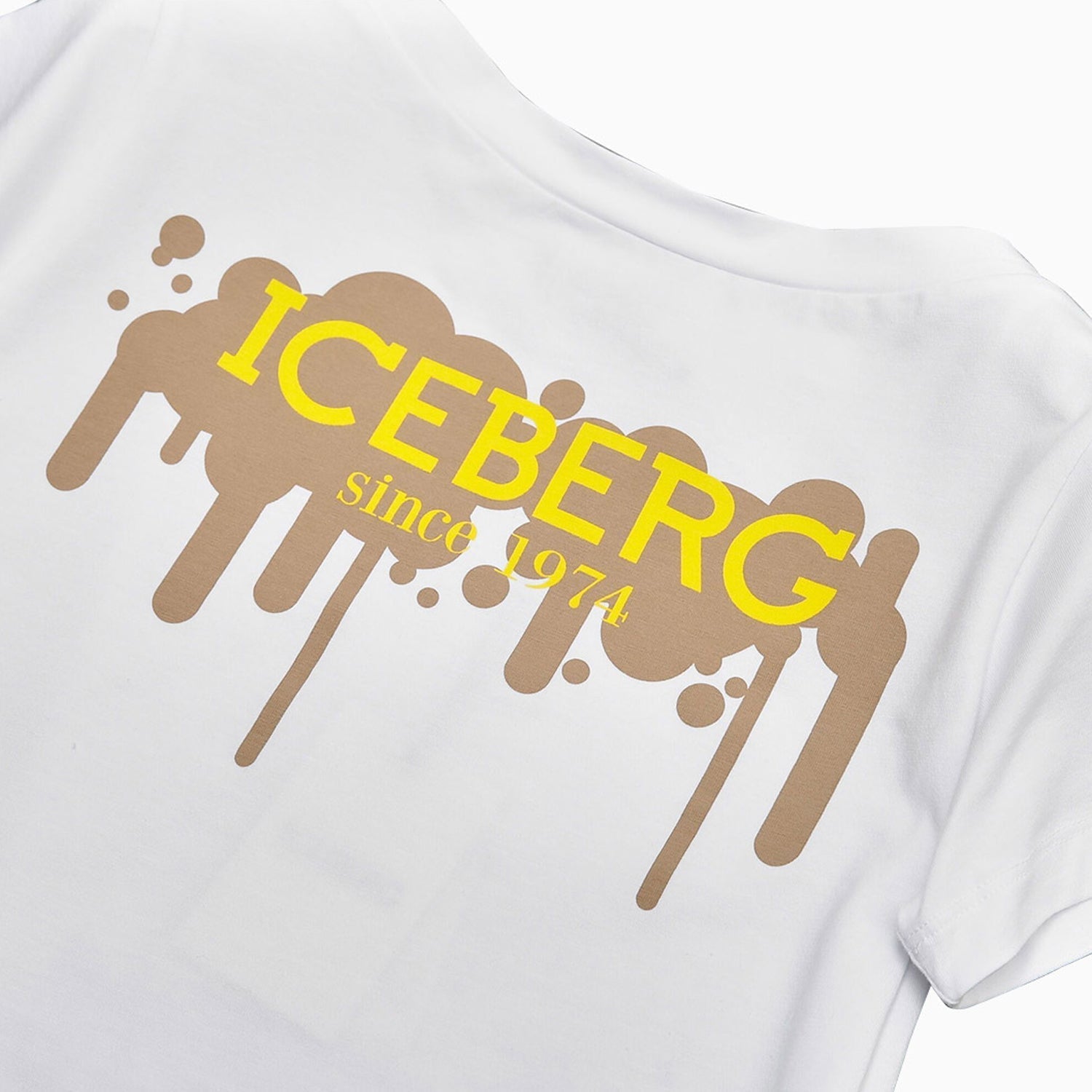 Iceberg Kid's Logo T-Shirt - Color: Bianco - Kids Premium Clothing -