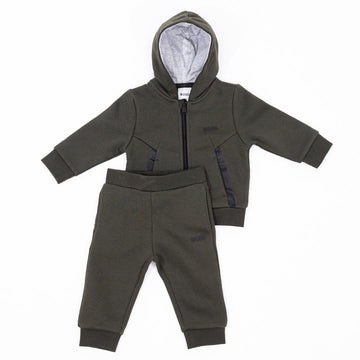 Hugo Boss Kid's Track Suit - Color: Forest Green - Kids Premium Clothing -